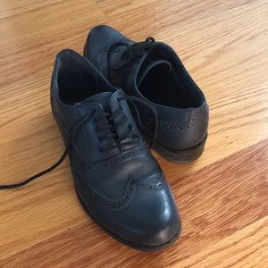 Clarks Black Leather Shoes